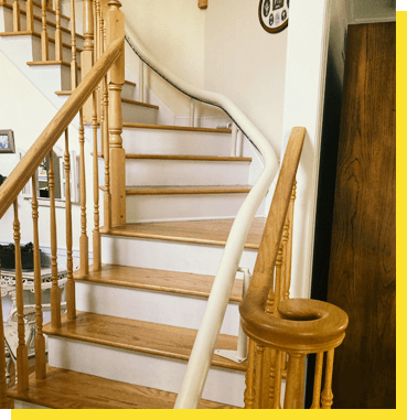 Curved Stair Lift Installation Morris County NJ