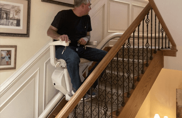 Curved Stair Lift Installation Parsippany-Troy Hills Township